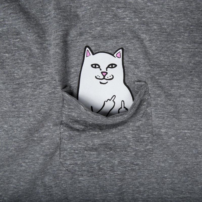 Ripndip Lord Nermal Pocket Shirts Grey | CA EX2288