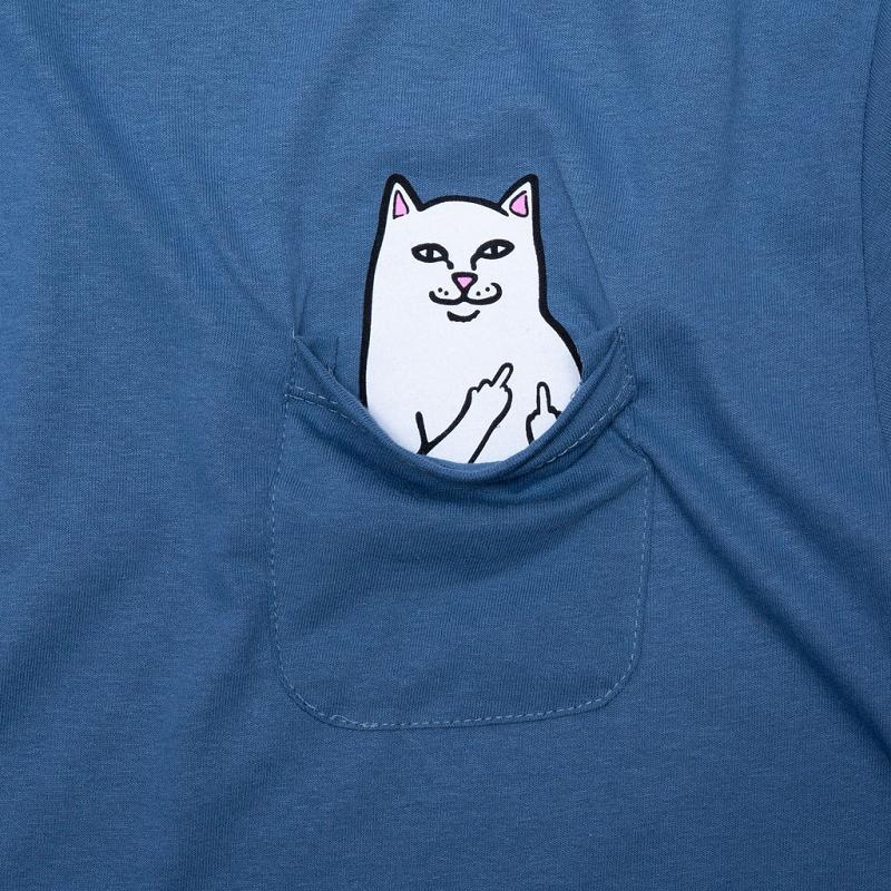 Ripndip Lord Nermal Pocket Shirts Navy | CA RW2374