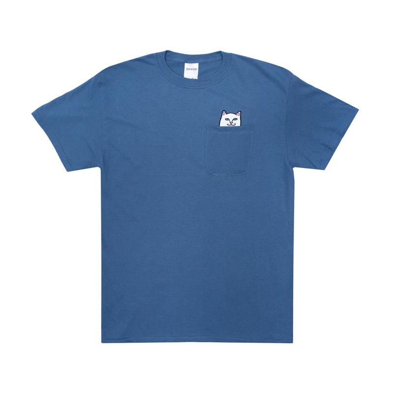 Ripndip Lord Nermal Pocket Shirts Navy | CA RW2374