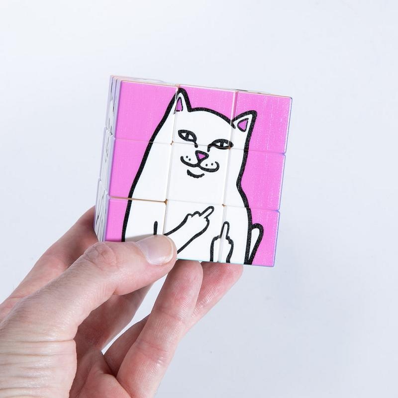 Ripndip Lord Nermal Rubik's Cube Accessories Multicolor | CA WY2939