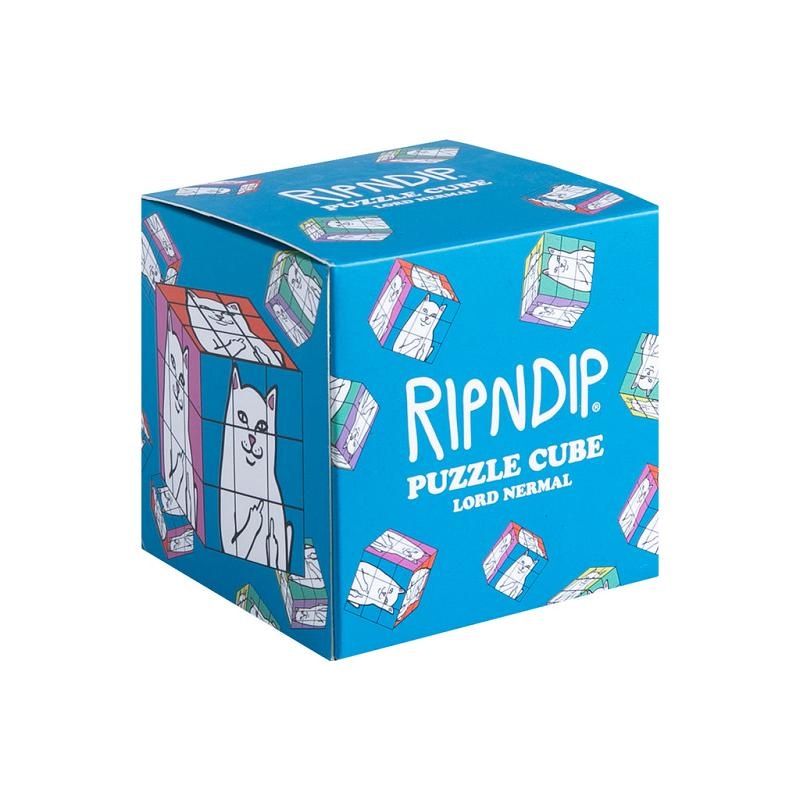 Ripndip Lord Nermal Rubik's Cube Accessories Multicolor | CA WY2939