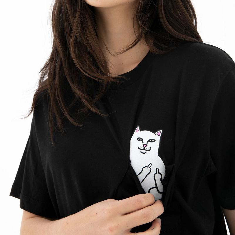 Ripndip Lord Nermal S/S Pocket Shirts Black | CA WY2287