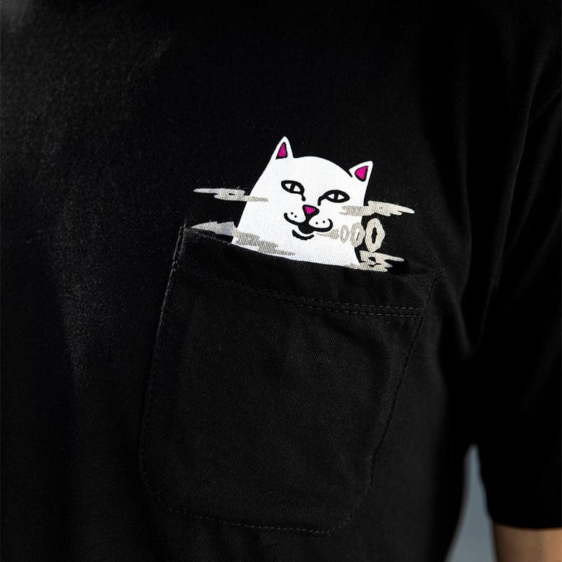 Ripndip Lord Nermal Smokey Pocket Shirts Black | CA OR2343