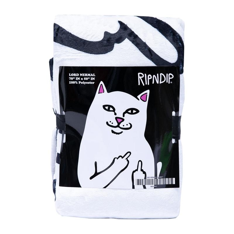 Ripndip Lord Nermal Throw Blanket Accessories Black | CA FM2838