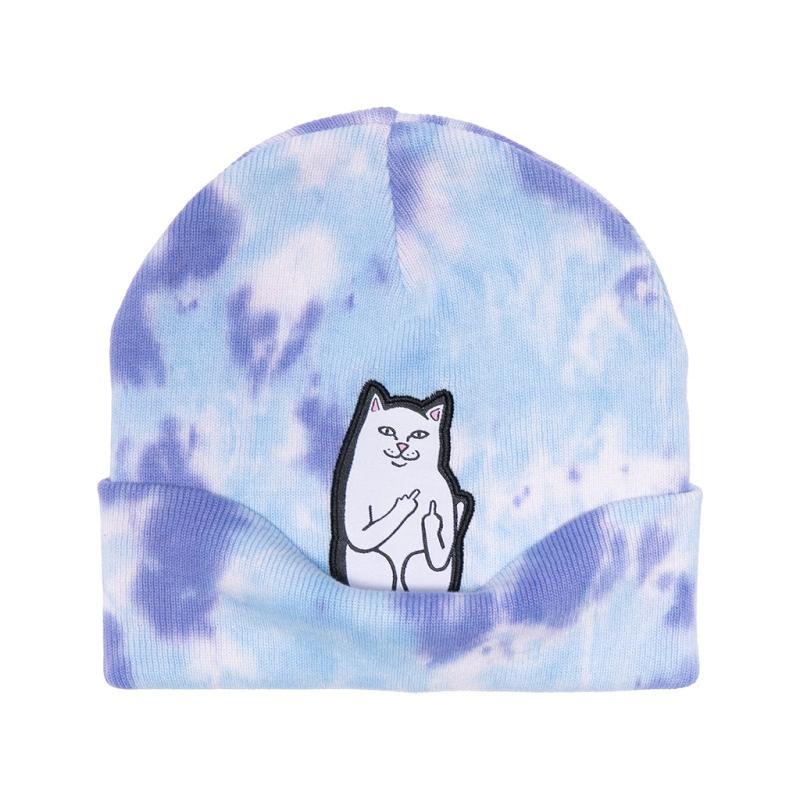 Ripndip Lord Nermal Tie Dye Beanie Purple | CA UT2110