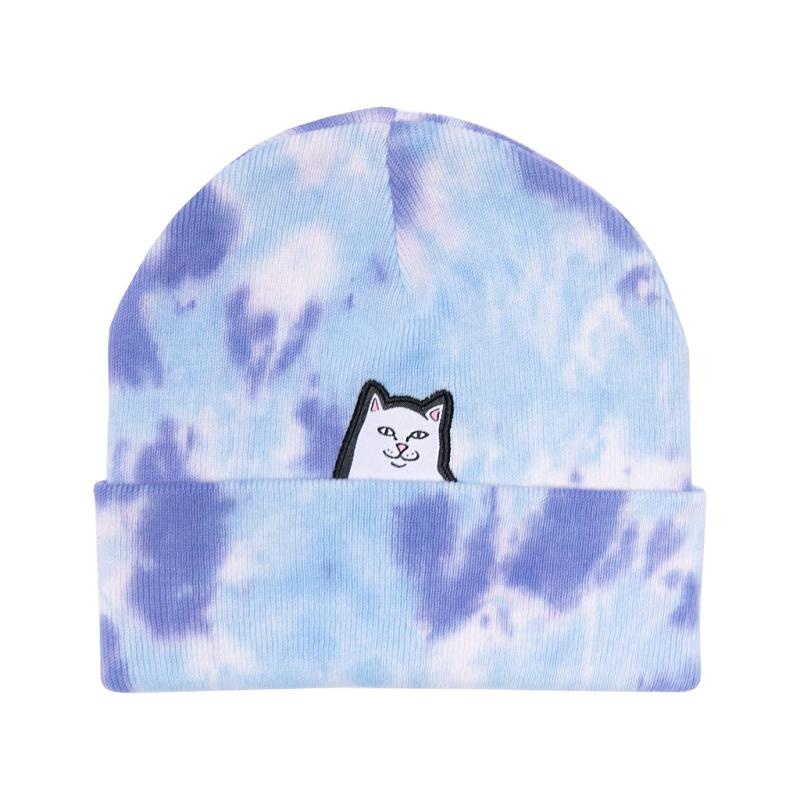 Ripndip Lord Nermal Tie Dye Beanie Purple | CA UT2110