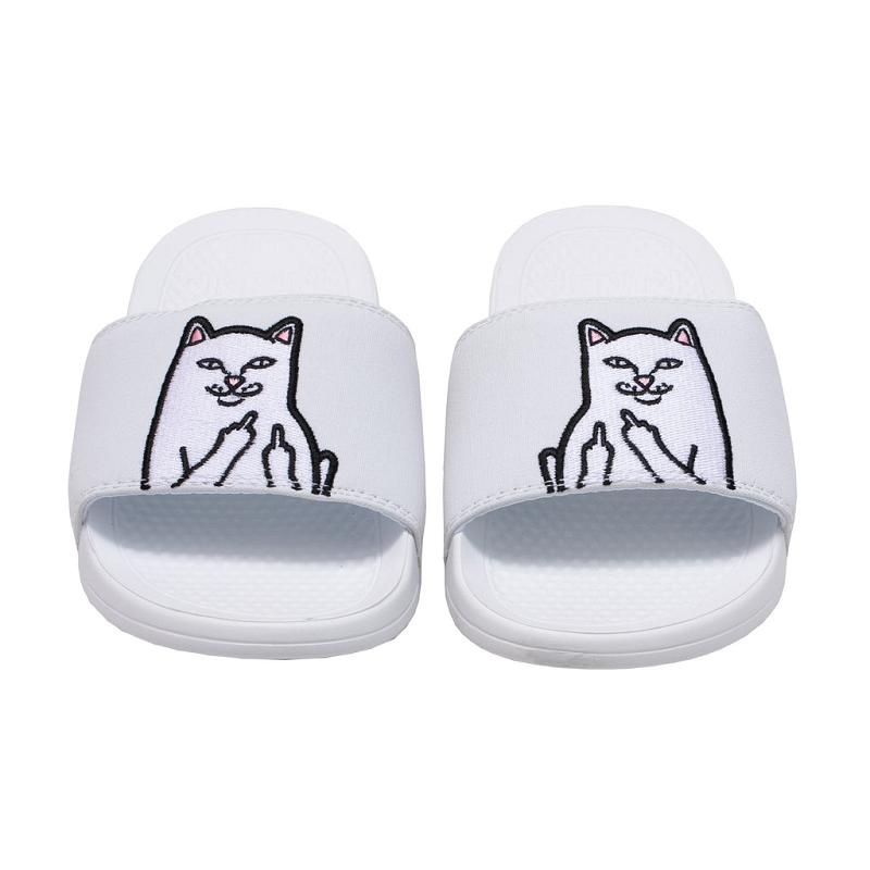 Ripndip Lord Nermal UV Activated Slides Blue | CA RW2029