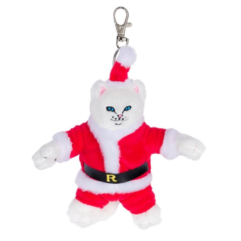 Ripndip Lord Santa Plush Keychain Accessories Red | CA TV2776