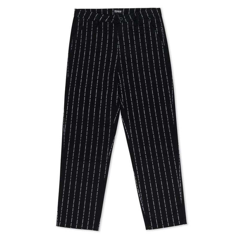 Ripndip Love All Twill Pants Black | CA BC2380