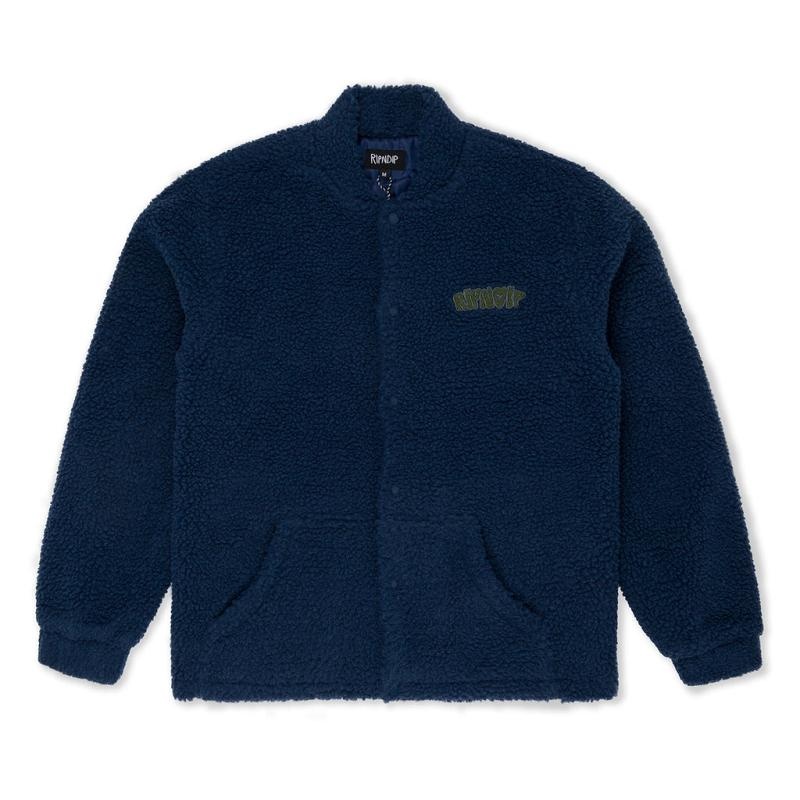 Ripndip Love N Dip Sherpa Jackets Navy | CA UT2475