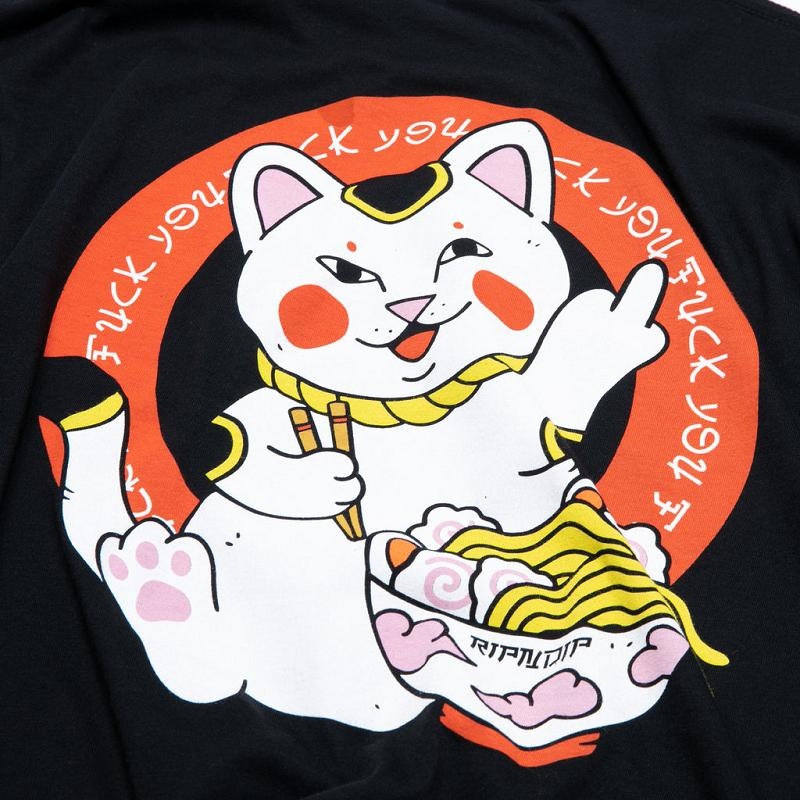 Ripndip Lucky Nerm Shirts Black | CA MA2285