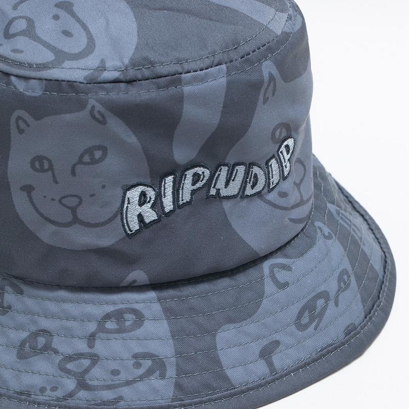 Ripndip Many Faces Bucket Hats Grey | CA ZG2071