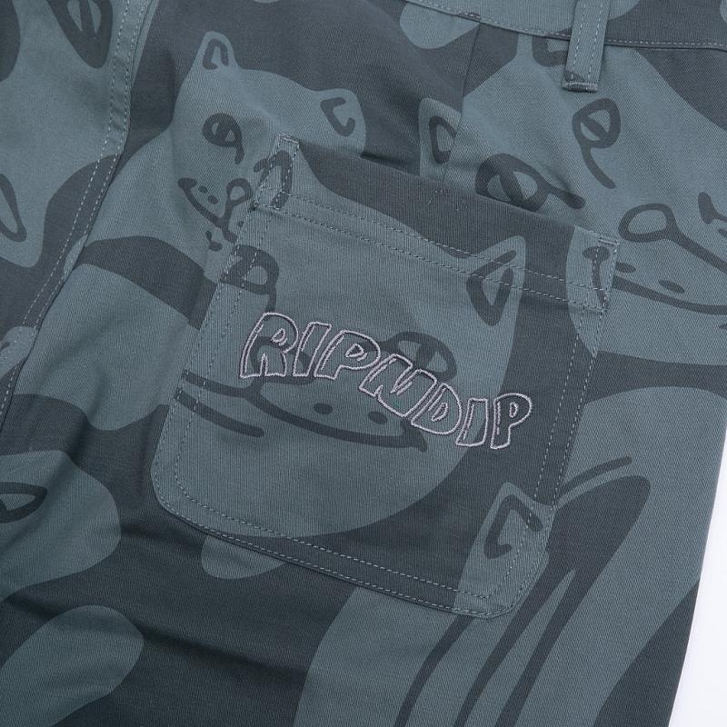 Ripndip Many Faces Twill Pants Grey | CA AP2393