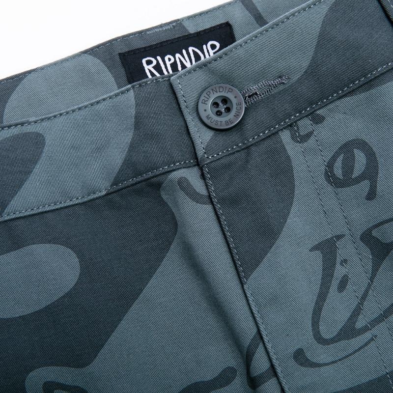 Ripndip Many Faces Twill Pants Grey | CA AP2393