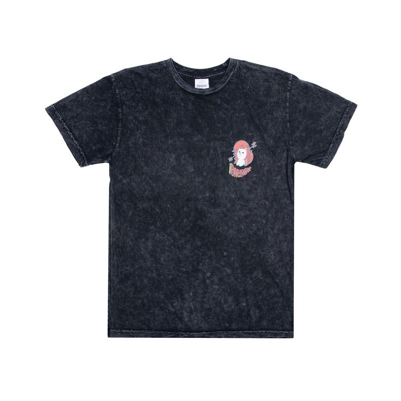 Ripndip Mind Control Shirts Black Wash | CA NB2310