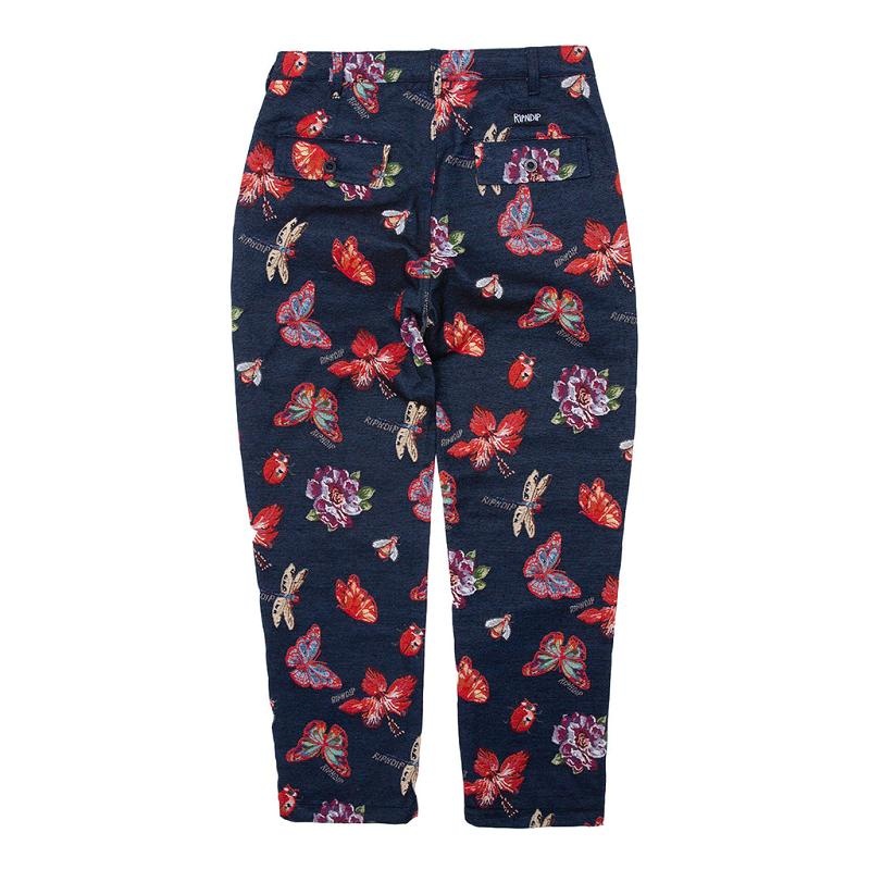 Ripndip Monarch Butterfly Pants Black | CA HK2414