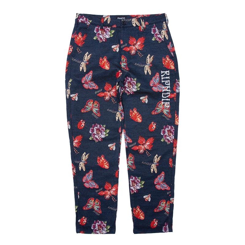 Ripndip Monarch Butterfly Pants Black | CA HK2414