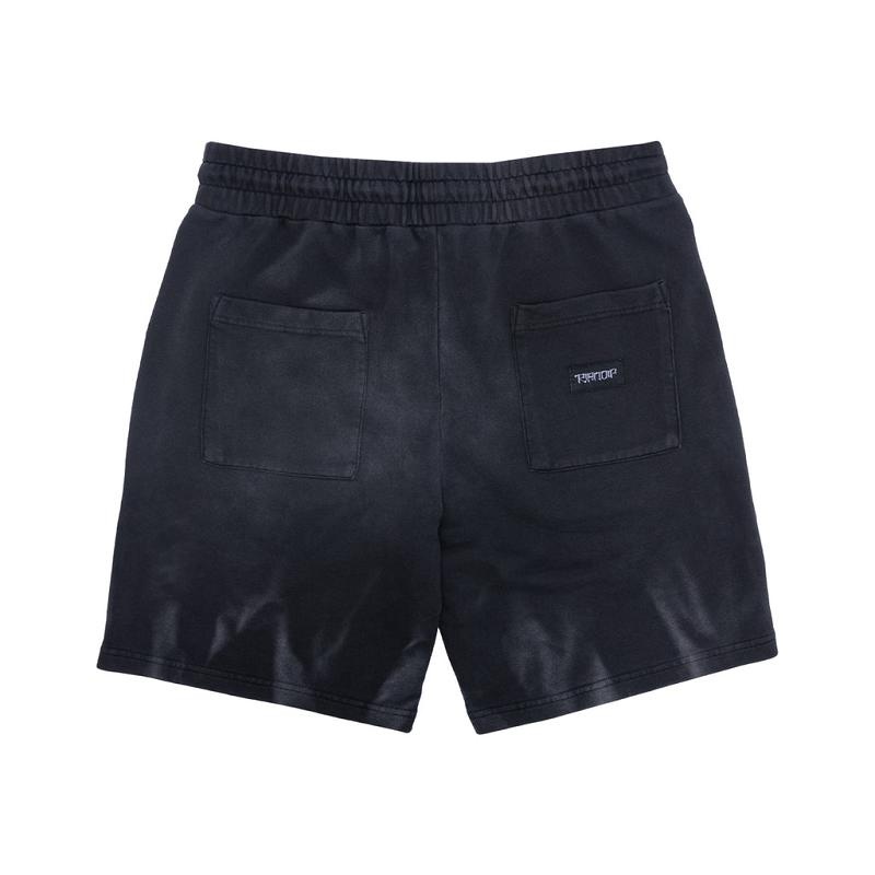 Ripndip Mystic Jerm Sweat Shorts Black Wash | CA GL2170