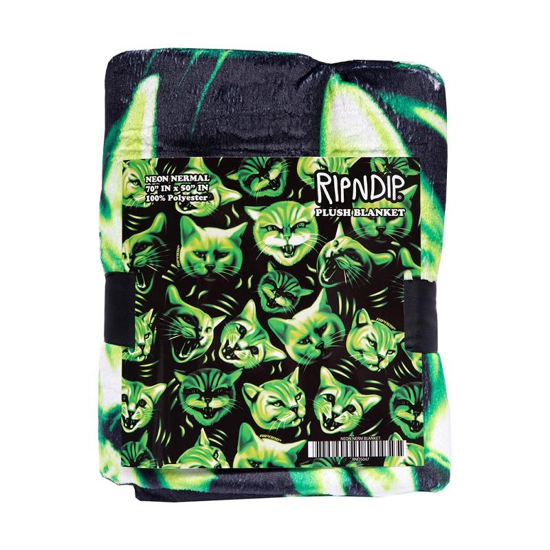 Ripndip Neon Nerm Blanket Accessories Green | CA OR2932