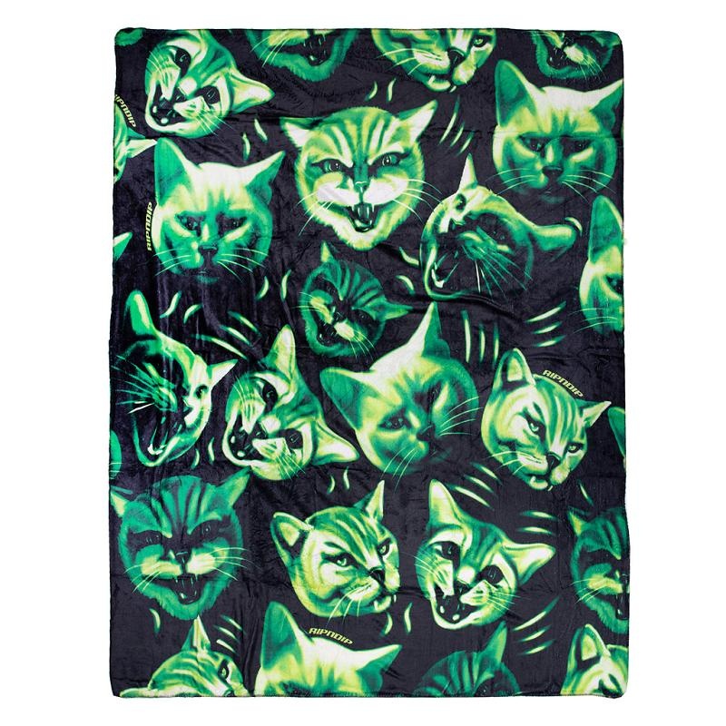 Ripndip Neon Nerm Blanket Accessories Green | CA OR2932