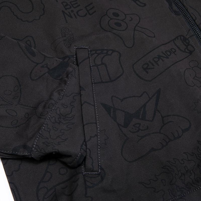 Ripndip Nerm Doodle Work Jackets Chocolate | CA GL2493