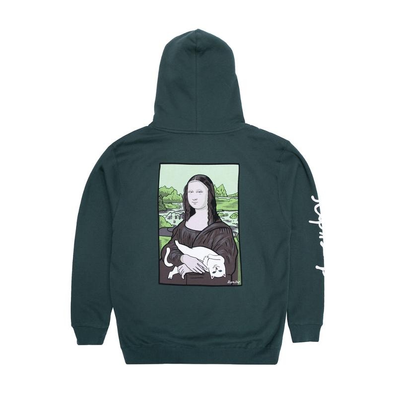 Ripndip Nermal Lisa Hoodie Green | CA UT2579