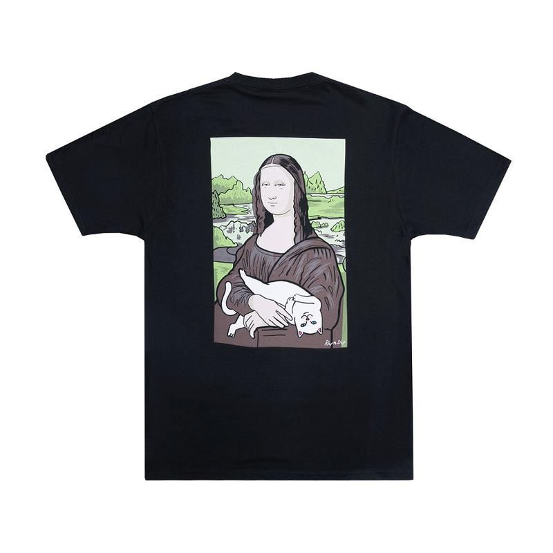 Ripndip Nermal Lisa Pocket 2.0 Shirts Black | CA NB2284