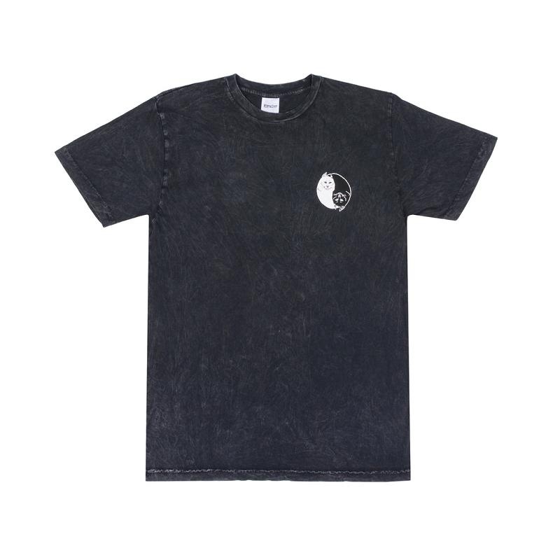 Ripndip Nermal Ying Yang Shirts Black Wash | CA UT2319