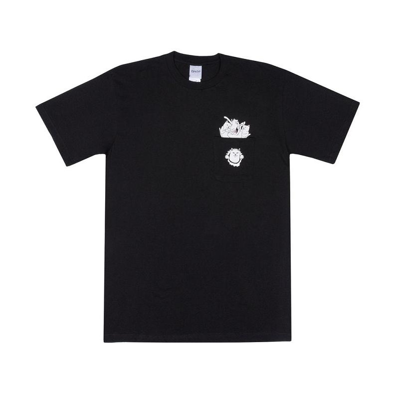 Ripndip Nermamaniac Shirts Black | CA AP2315