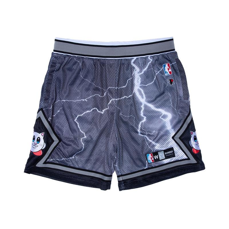 Ripndip Nermby Basketball Shorts Black | CA SO2193