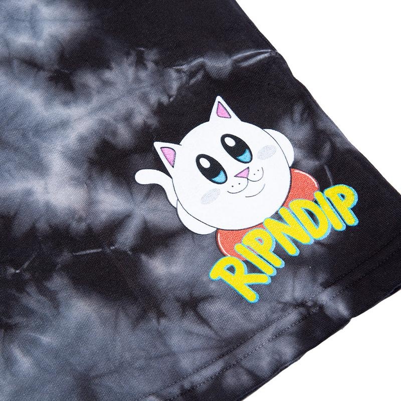 Ripndip Nermby Sweat Shorts Black Wash | CA ZG2201