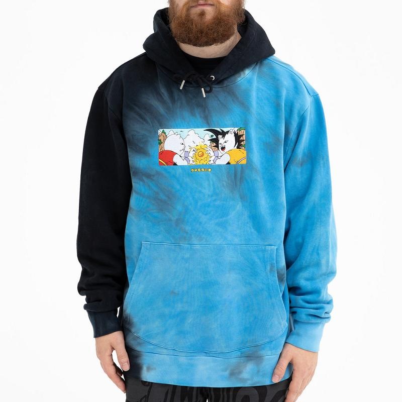 Ripndip Nermku Battle Hoodie Black / Blue | CA UT2605