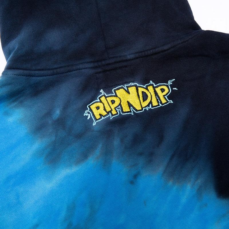 Ripndip Nermku Battle Hoodie Black / Blue | CA UT2605