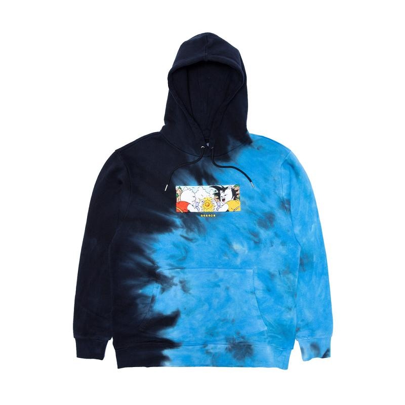 Ripndip Nermku Battle Hoodie Black / Blue | CA UT2605