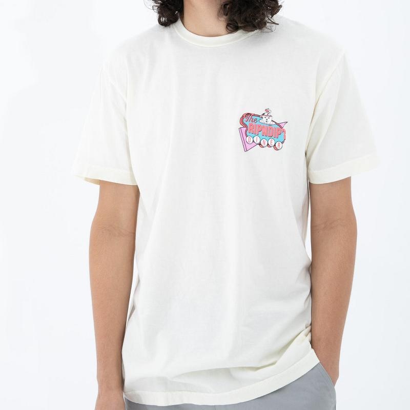 Ripndip Nerms Diner Shirts Beige | CA UT2292