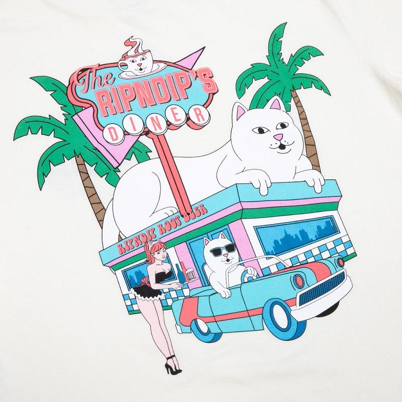 Ripndip Nerms Diner Shirts Beige | CA UT2292