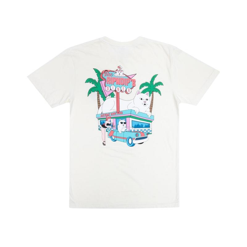 Ripndip Nerms Diner Shirts Beige | CA UT2292