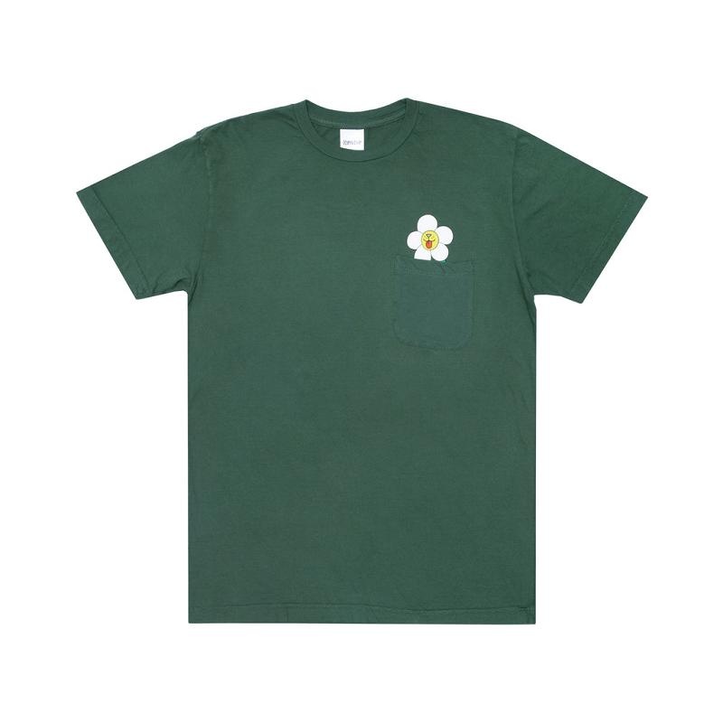 Ripndip Nerms Of A Feather Pocket Shirts Olive | CA AP2367