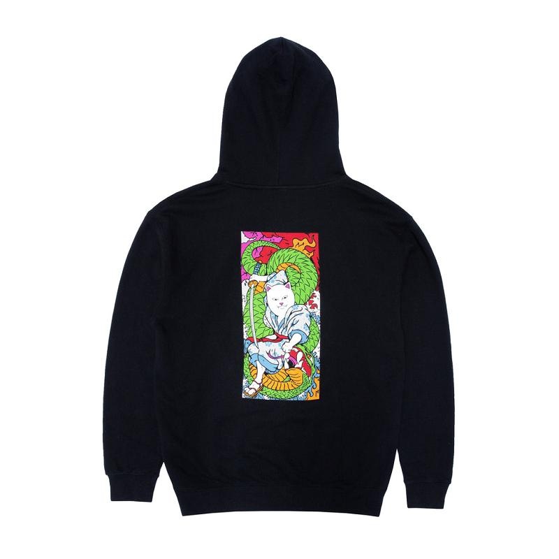 Ripndip Nermurari Warrior Hoodie Black | CA QZ2611