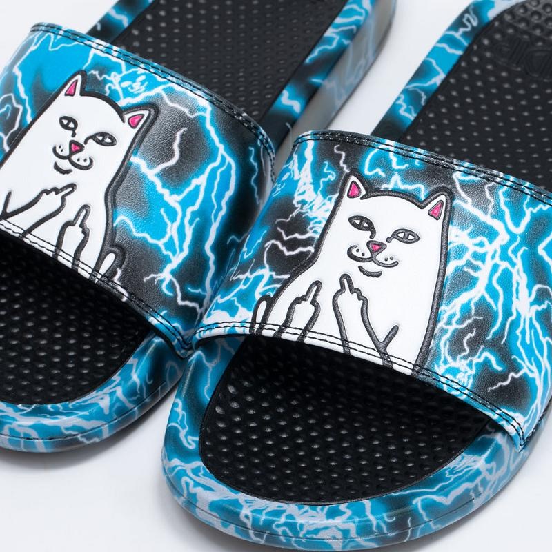 Ripndip Nikola Slides Black / Blue | CA LH2018