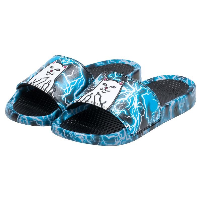 Ripndip Nikola Slides Black / Blue | CA LH2018