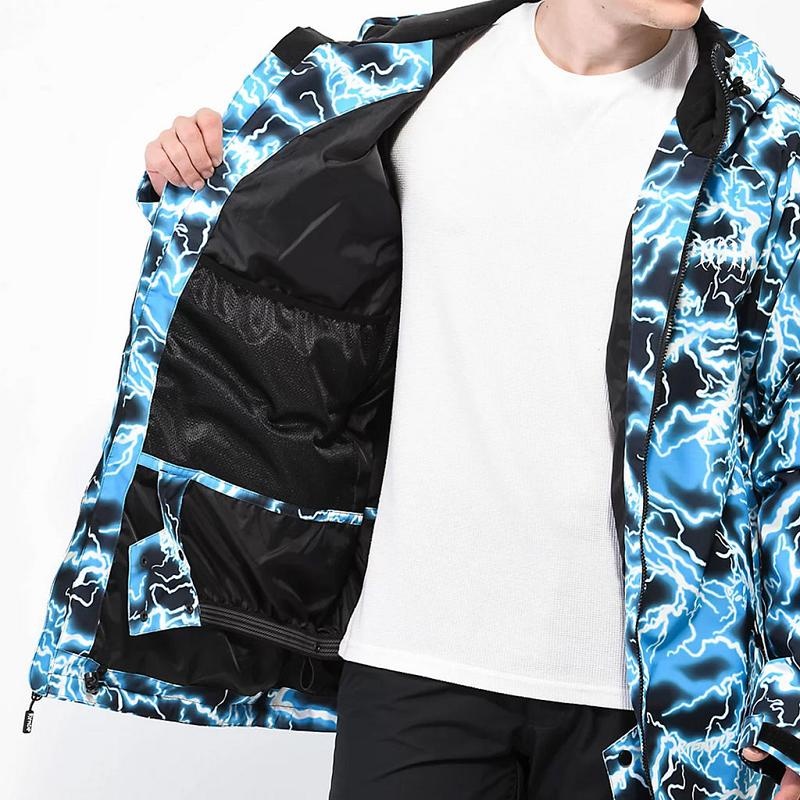 Ripndip Nikola Snowboard Jackets Black / Blue | CA WY2480