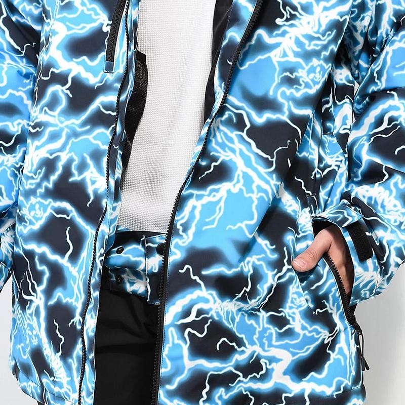 Ripndip Nikola Snowboard Jackets Black / Blue | CA WY2480