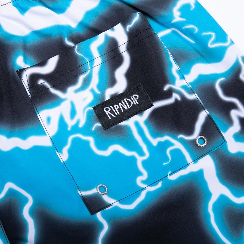 Ripndip Nikola Swim Shorts Black / Blue | CA CE2177