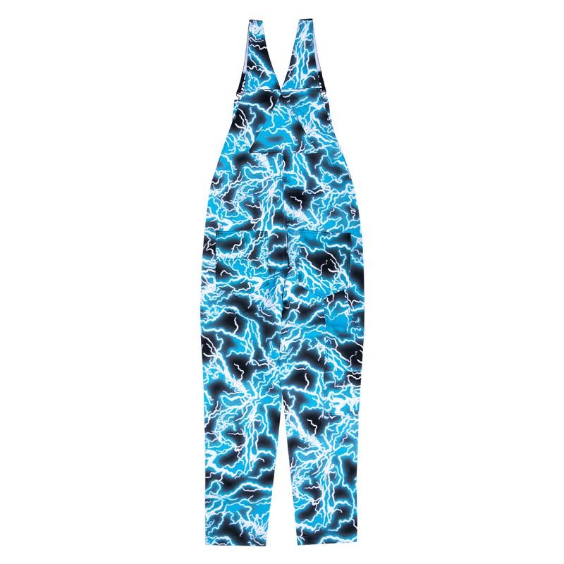 Ripndip Nikola Twill Overalls Pants Black / Blue | CA YU2398