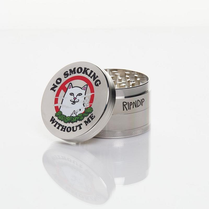 Ripndip No Smoking Grinder Accessories Silver | CA JJ2905