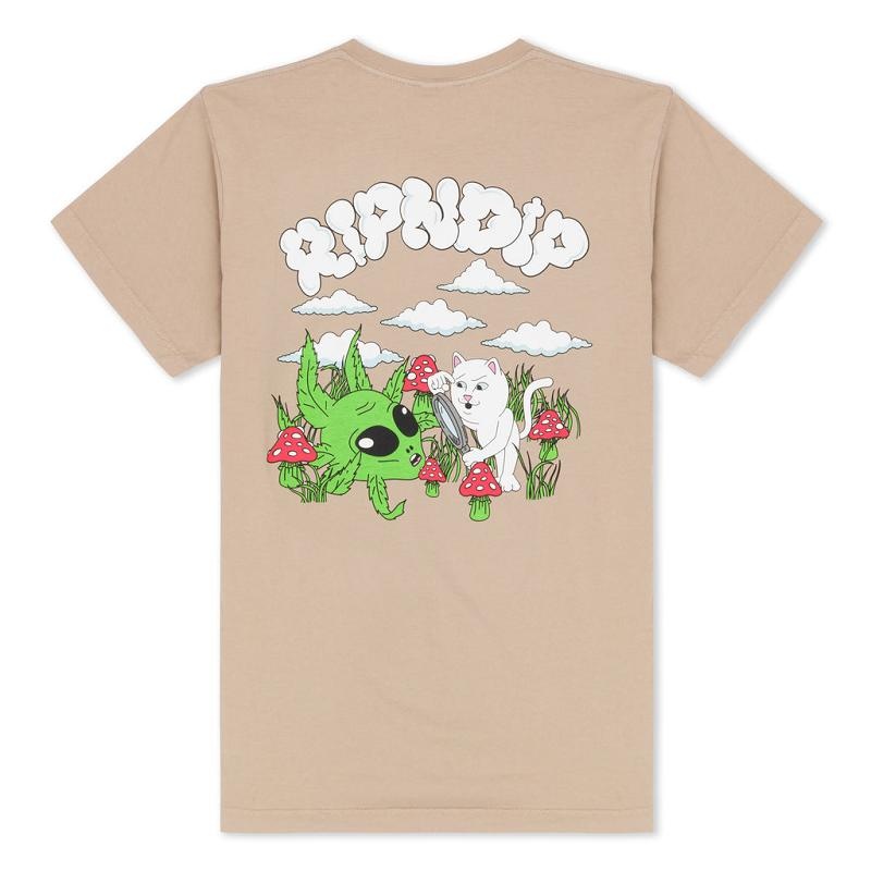 Ripndip Nomads Shirts Khaki | CA HK2223