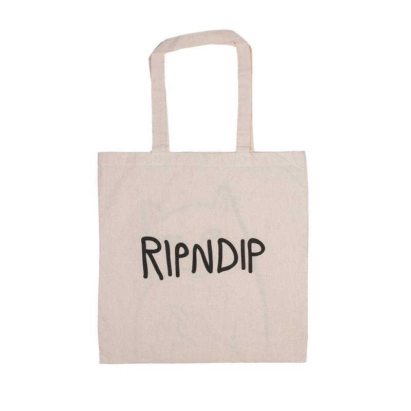 Ripndip OG Lord Nermal Tote Bags Beige | CA NB2640