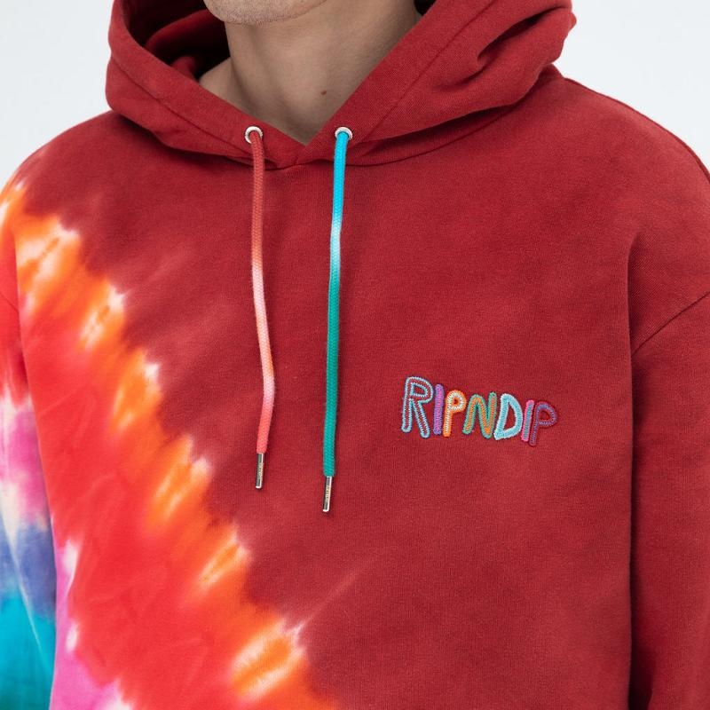 Ripndip OG Prisma Embroidered Hoodie Red | CA LH2619