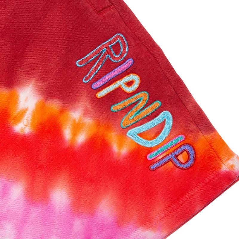 Ripndip OG Prisma Embroidered Sweat Shorts Red | CA BC2205